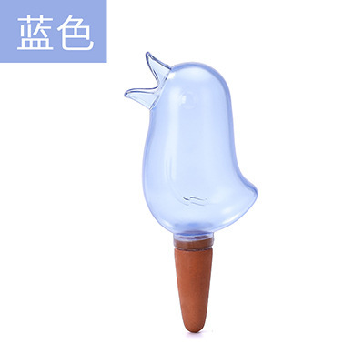 Bird automatic flower watering device creative lazy flower watering kettle transparent self-service dripper flower pot watering kettle