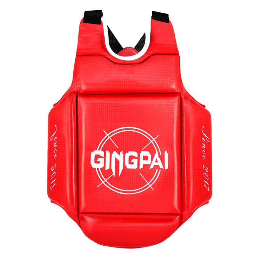 Sanda boxing protective gear thickened chest protection belly protection lower abdomen fight Thai boxing armor training competition boys and girls adult