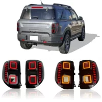 Для 20-23 Ford Bronco SPORT City Edition задние фонари модифицированные задние фонари в сборке почерневело