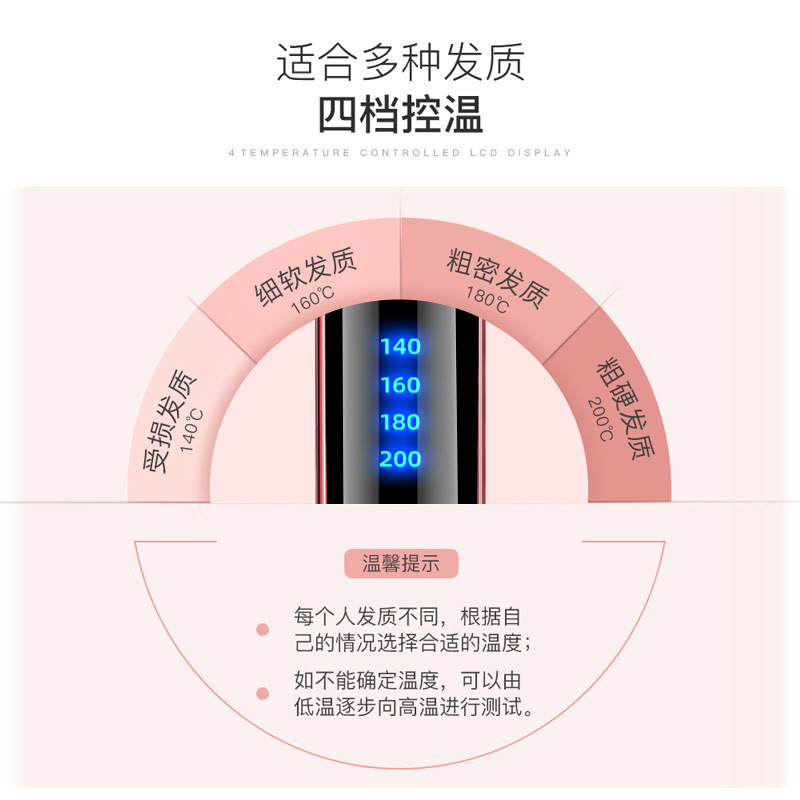 永日直巻両用カール棒家庭用四段温調髪器直髪廊直髪クリップメーカー卸売り|undefined