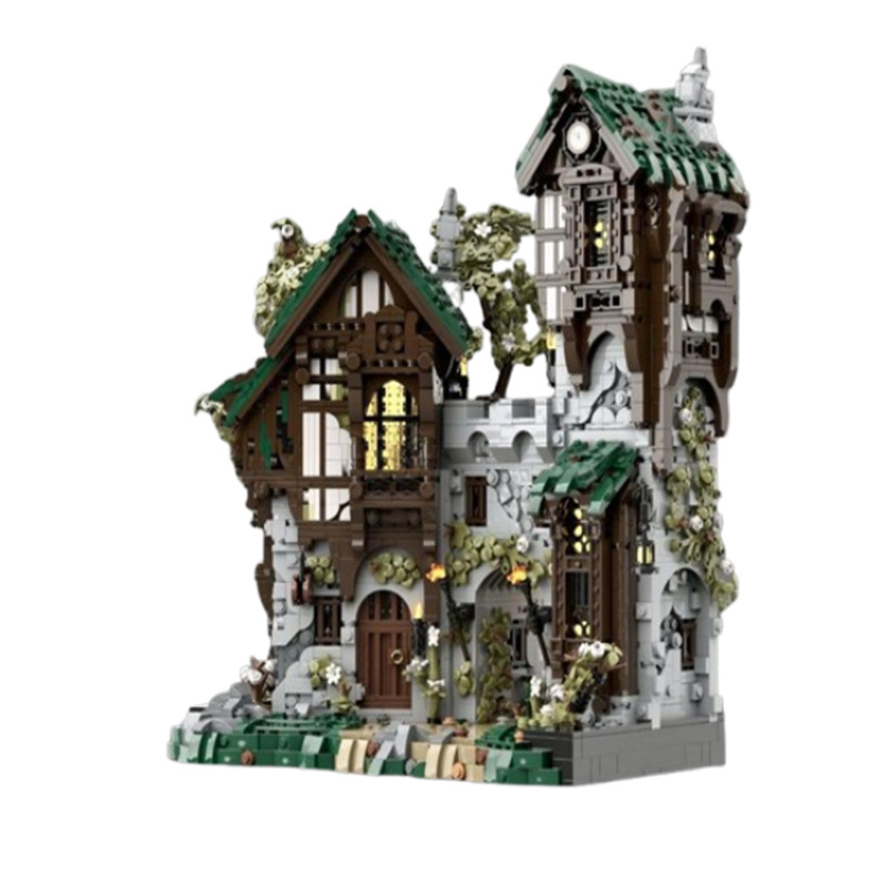 Educational Castle Building Blocks For Children Model Decoration_voghion.com