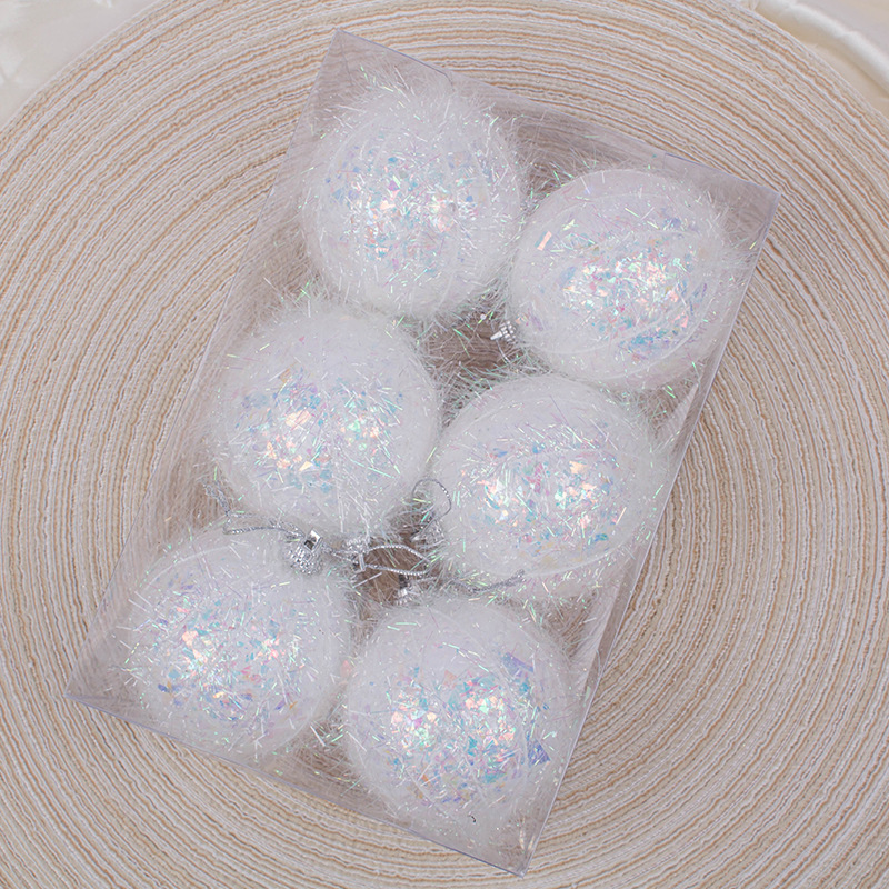 Navidad personalizada joyería de fiestas colgantes colgantes del árbol de Navidad esquinilla peludo decoración colgantes de la escena de Navidad