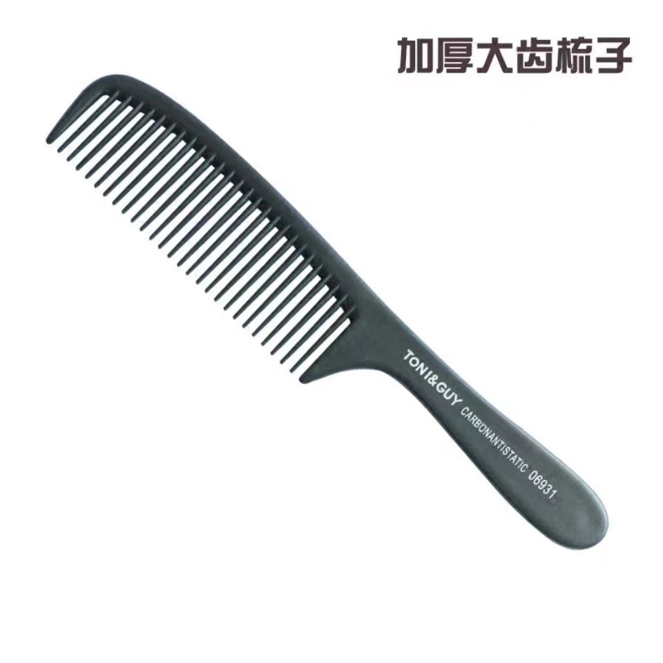토니 커버 탄소 섬유 빗 헤어 핸들 빗 미용 클리퍼 빗 아마존 국경 새로운 토니 커버 빗
