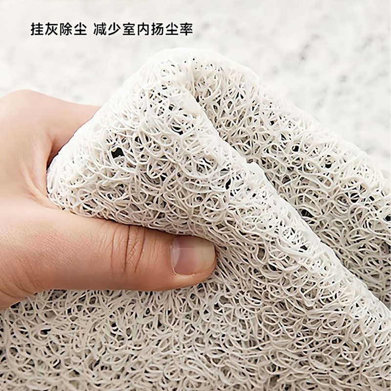 粉红兔进门丝圈脚垫入户门地垫家用易打理防滑垫玄关可裁剪耐脏垫|undefined