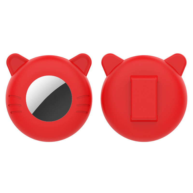 Aplicable a Apple Airtag cubierta nueva cachorro gatito collar cubierta de silicona localizador cubierta protector de pérdida