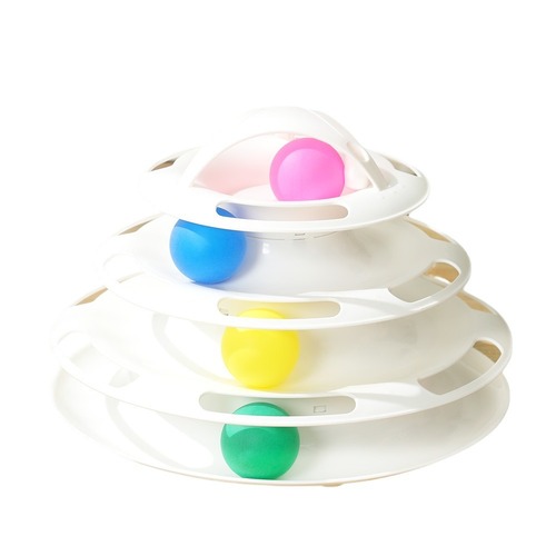 Wholesale cat toy track turntable INS wind round pet play plate educational development dog interactive artifact