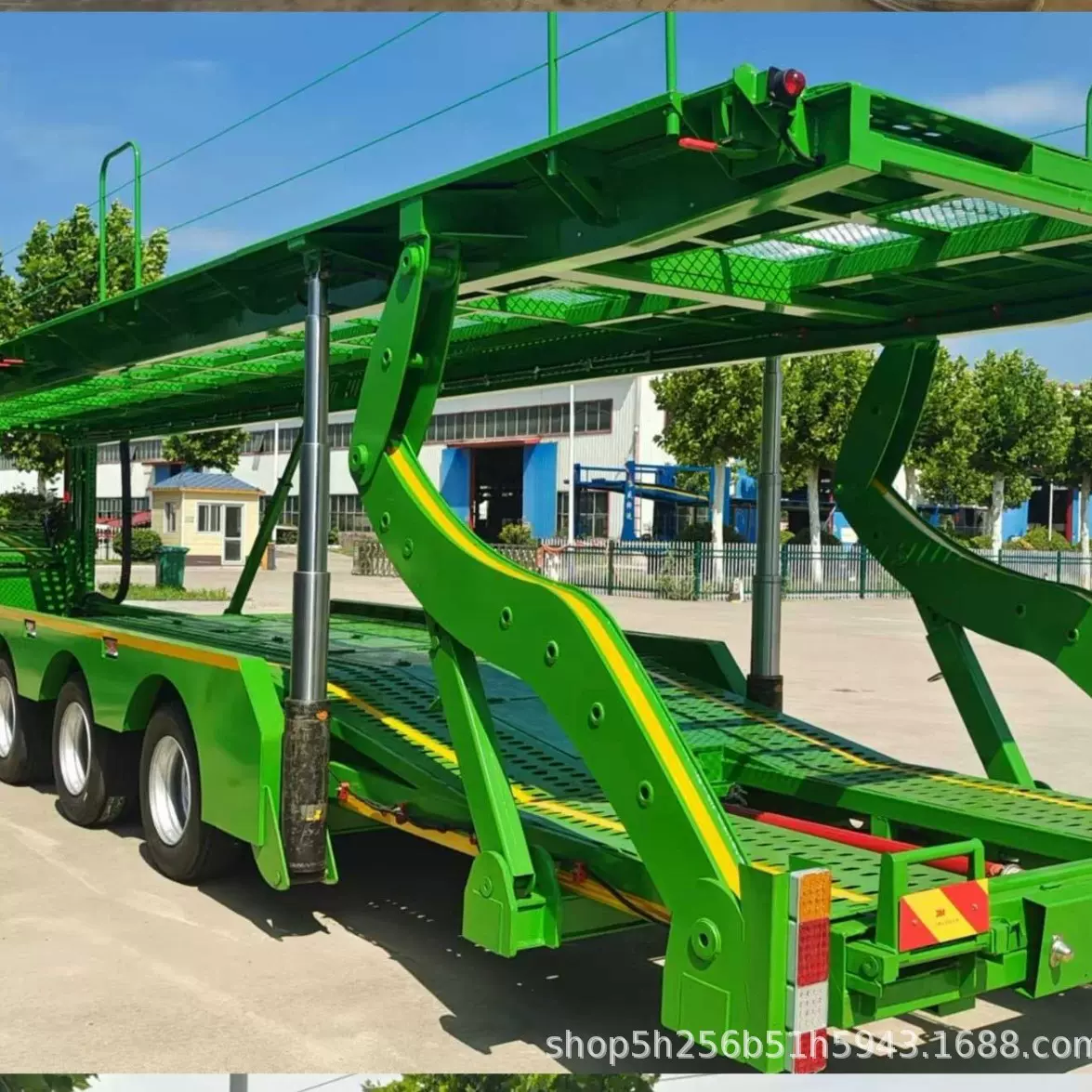 厂家生产供跨境欧式8位小轿车运输车多功能螳螂臂集装箱轿运拖车