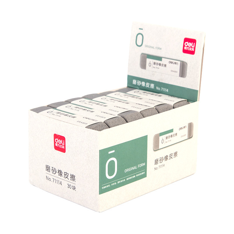 Dely esmerilado de goma de doble propósito bolígrafo borrable bolígrafo neutro de borracha de artefacto bolígrafo de agua borracha de bor