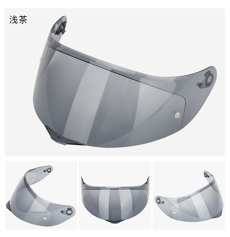 Suitable for Agv Helmet Lenses K1 K3Sv K5 K5S Helmet Lenses, Universal for Day and Night Use, Windproof and Sun Protection