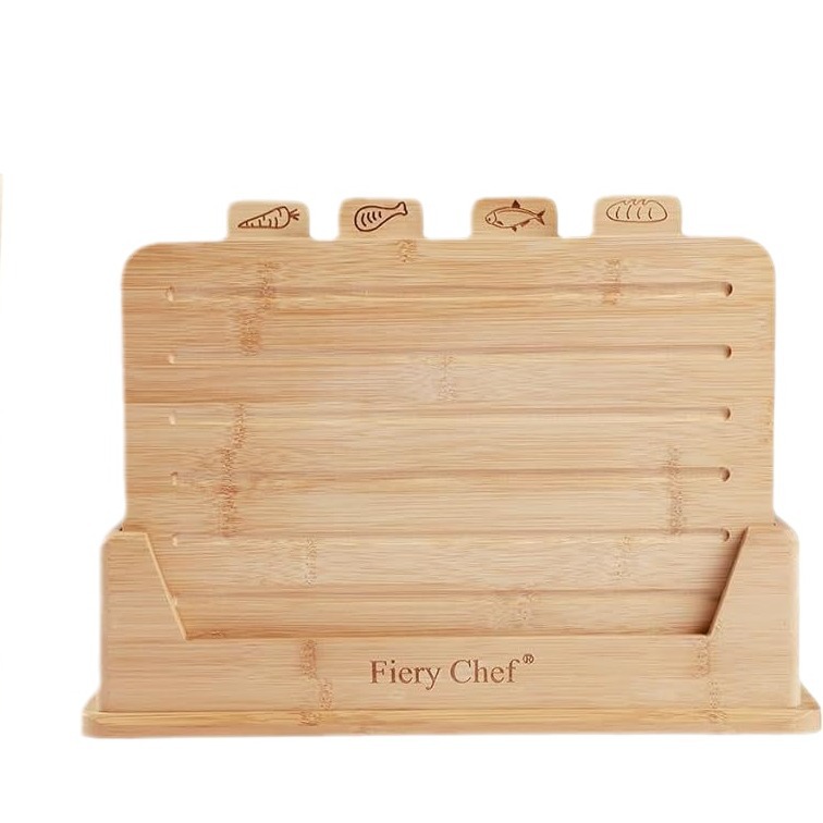 simple tablero de bambú de clasificación tablero de corte de madera sólida casera tablero de corte de frutas tablero de escritorio anti moho antibacteriano