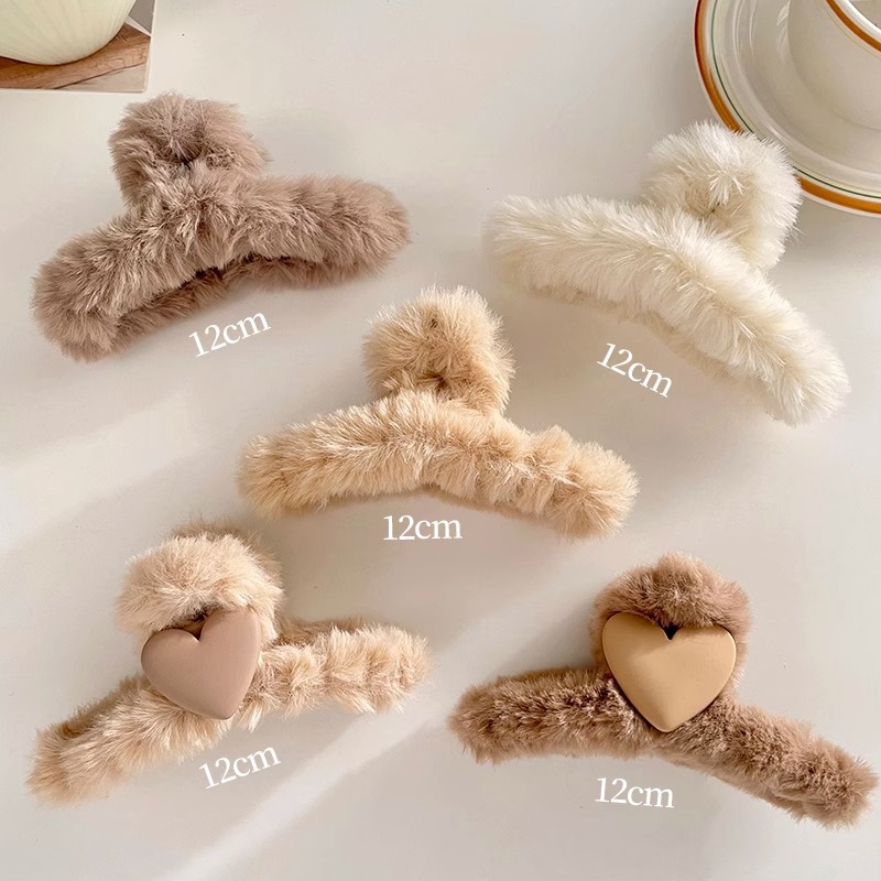 Horquilla de acrílico de las mujeres cuchara trasera updo clip de pelo grande celebridad de Internet elegante tiburón clip tocado simple horquilla