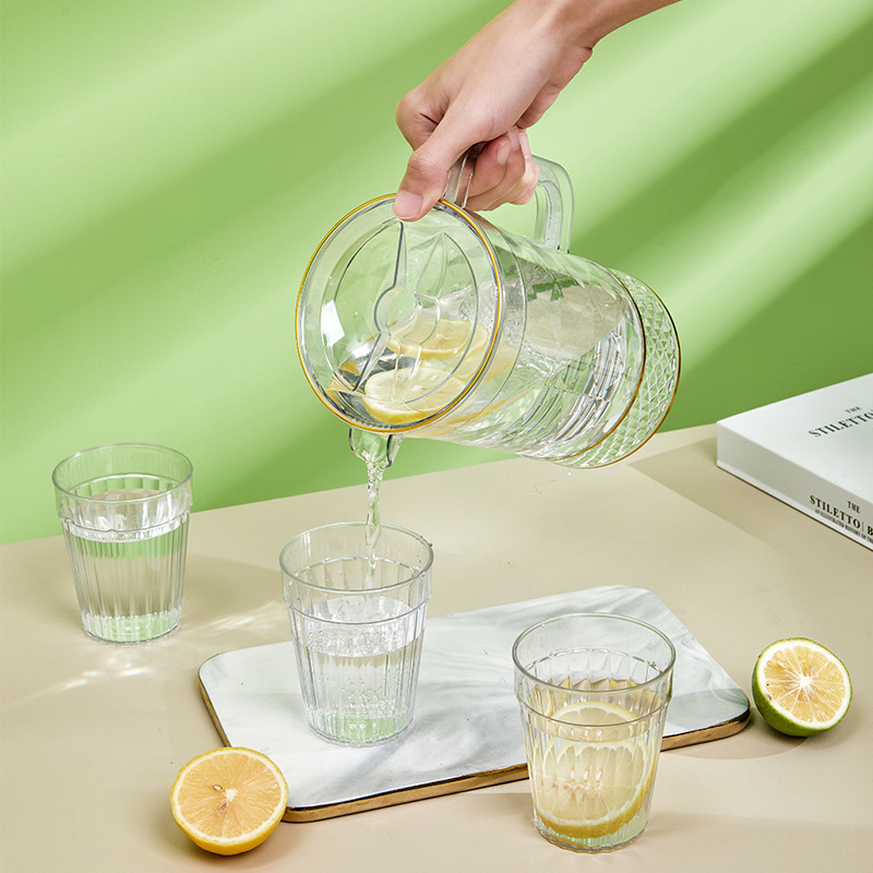 hervidor de plástico resistente de gran capacidad hervidor de agua fría jugo de frutas jarra de alto valor facial taza de agua fría hogar conjunto de dormitorio de estudiantes