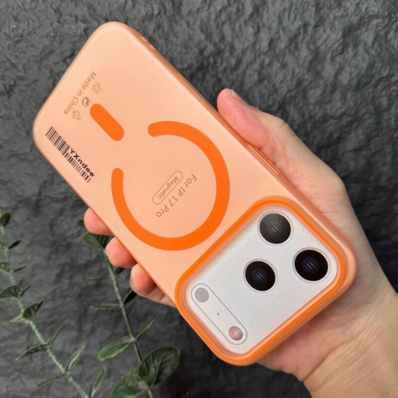 Factory Direct Sales Ice Mist Soft Sand Silk Screen Process Phone Case Suitable for Apple 17Promax Magnetic Anti-Fall Phone Case Factory Direct Sales Ice Mist Soft Sand Silk Screen Process Phone Case Suitable for Apple 17Promax Magnetic Anti-Fall Phone Case