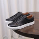 Litchi Pattern Retro Board Shoes 2025 New Business Casual Leather Shoes Pepper Fashion Trendy Round Head Men's sneaker
