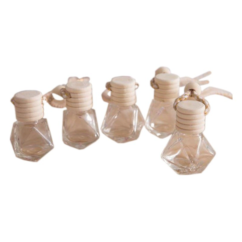 Автомобиль флакон духов кулон ромб бутылка стеклянная Пустая бутылка духов производители прямых продаж автомобиля Красочный флакон духов