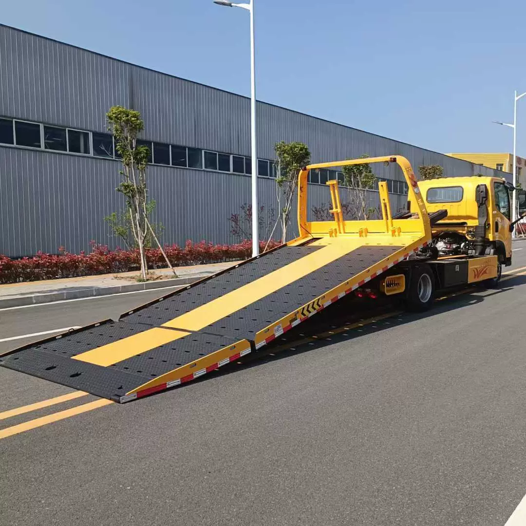 解放领途全落地清障车  平板拖车 道路救援清障车 清障车厂家直供