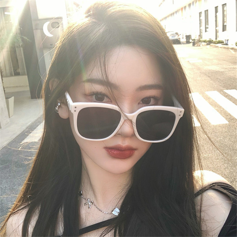 Xiaohongshu's Same Style Gm Sunglasses for Women with Big Face, Slimming Look Sunglasses for Men, Sun Protection and Uv Protection Sunglasses Wholesale