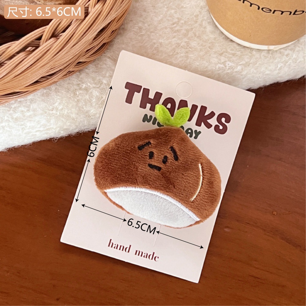 Nuevo lindo broche de arroz de sushi cuerdas para el cabello japonesas chicas corazón de muñeca salvaje fijación de bordes broche de caballo anillo