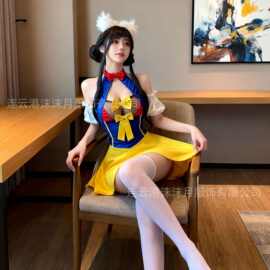 沫沫月情趣内衣女性感公主裙女仆小胸透视火辣调情制服诱惑