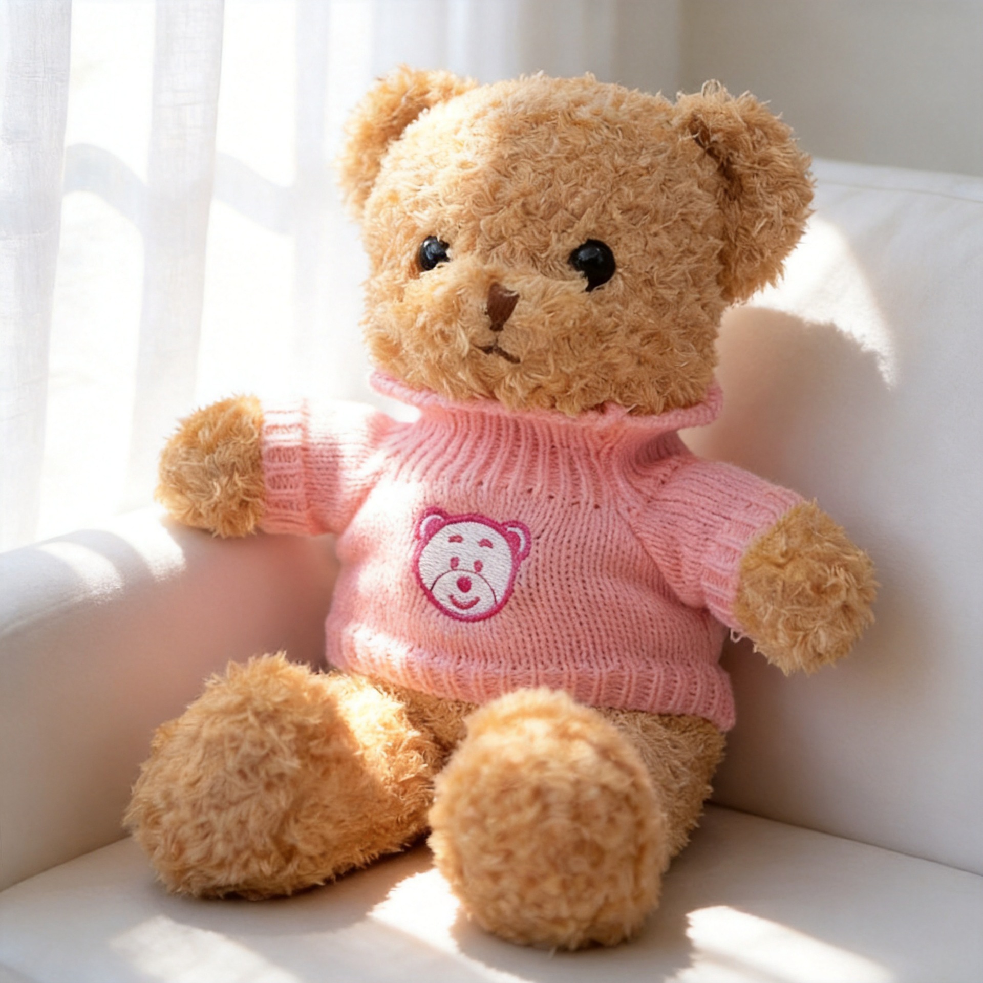 Muñecas de peluche al por mayor emoción acompañante vestido juguetes de peluche regalo de cumpleaños abrazar osos muñecas