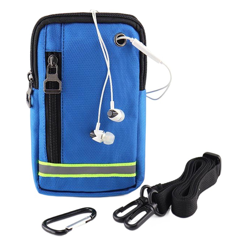 Factory Direct outdoor sports multi-functional belt mobile phone waist bag men's single crossbody travel vertical waist bag men