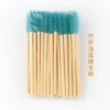 Bamboo rod light blue eyelashes brush
