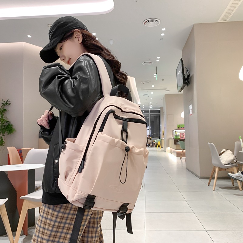 New niche design schoolbag female college student junior high school student large capacity travel backpack backpack computer bag