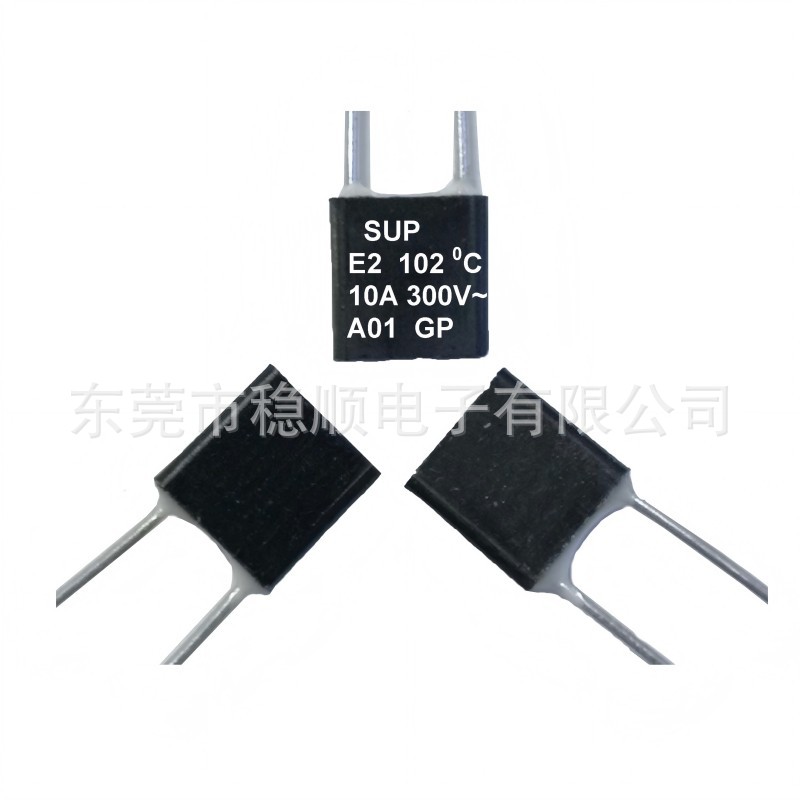 防雷温度保险丝 10A 102~185℃ 防雷插座 工业电源方形温度保险丝