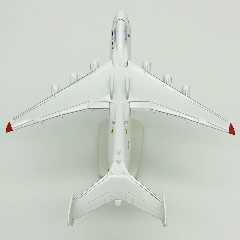 20cm an225 gran modelo de avión de transporte Antonov aleación sólida Ucrania decoración de aviones an225