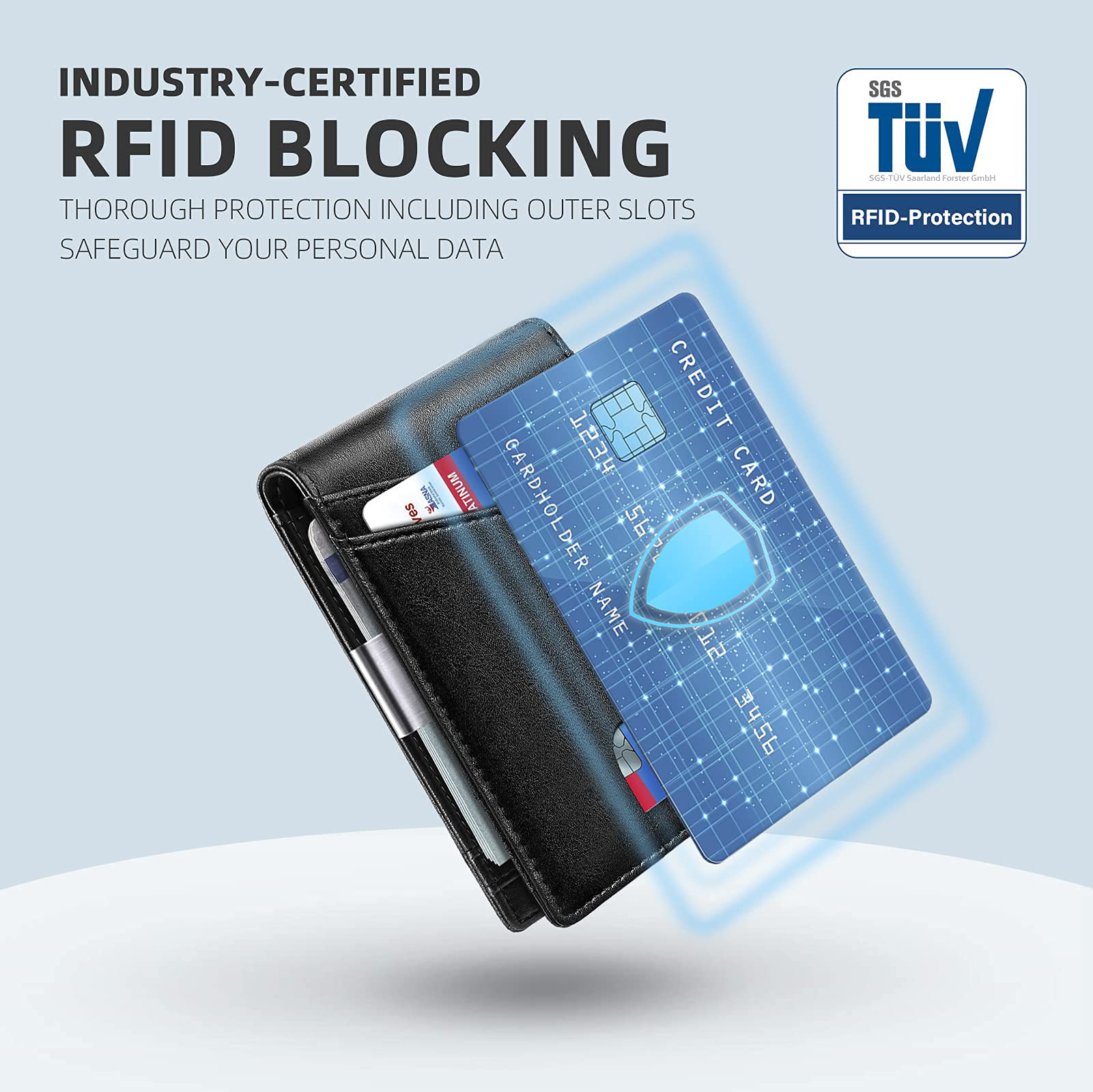 2022跨境爆款真皮錢(qián)包男款批發(fā) 牛皮美金夾男士碳纖維錢(qián)包定制