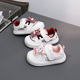 2025 new 0-1-2 years old mesh baby shoes small children's shoes light bottom baby children's shoes toddler shoes 2484