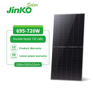 Солнечная панель Jinko 695–720 Вт двусторонняя 132 элемента