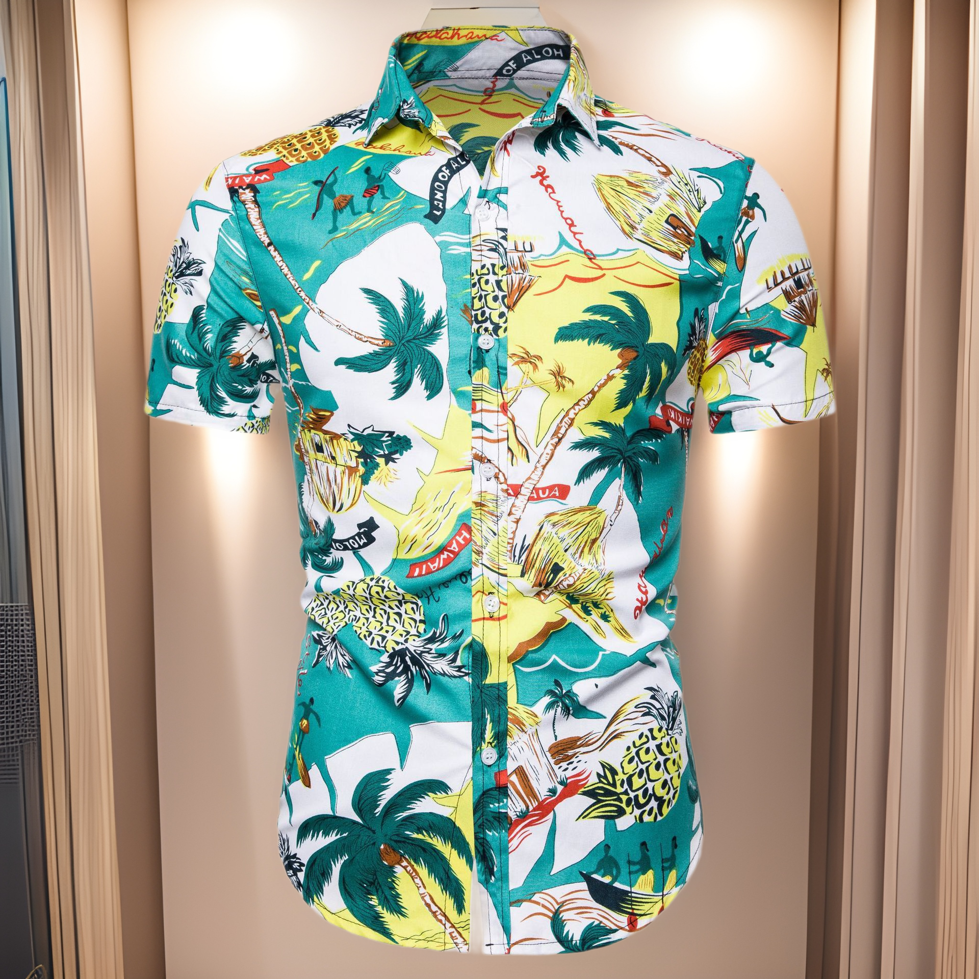 Beach shirt, city style, Amazon, 3D