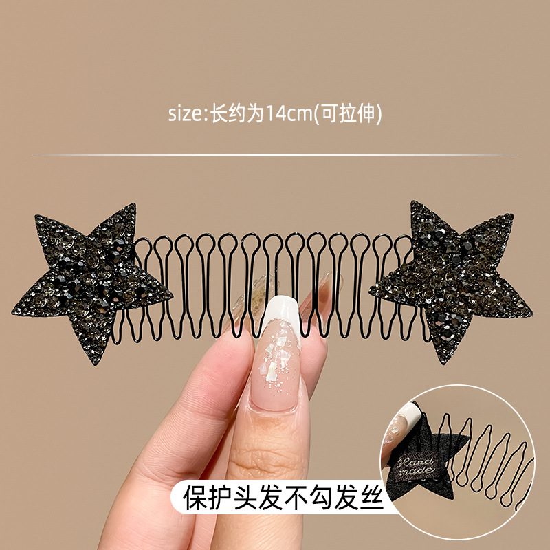 Estrellas de diamante de alta sensibilidad, cabello roto, cabello roto