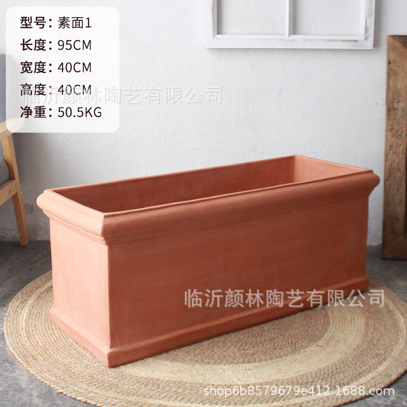 Caja de flores rectangular, canal de flores, gran maceta de flores, gran maceta de barra larga, gran maceta de barra, gran maceta de esquina, maceta rectangular, maceta de pared cercada