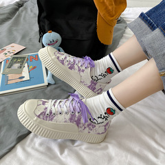 FCS2021 Spring Summer New Casual Laced Canvas Shoes Fairy Wind Women's Shoes F6099