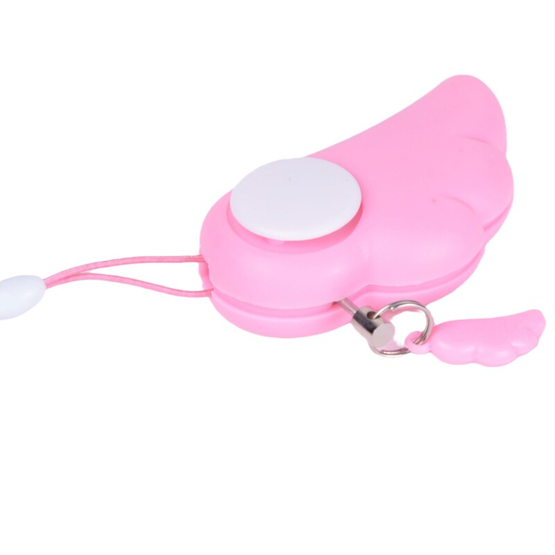 メーカー卸売りの天使の翼の狼防止器の女性は個人的に身を守る警報器を携帯します。|undefined