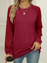 F 43551 Round Neck Loose Sweater Բ�����ë�� �羳ŷ��