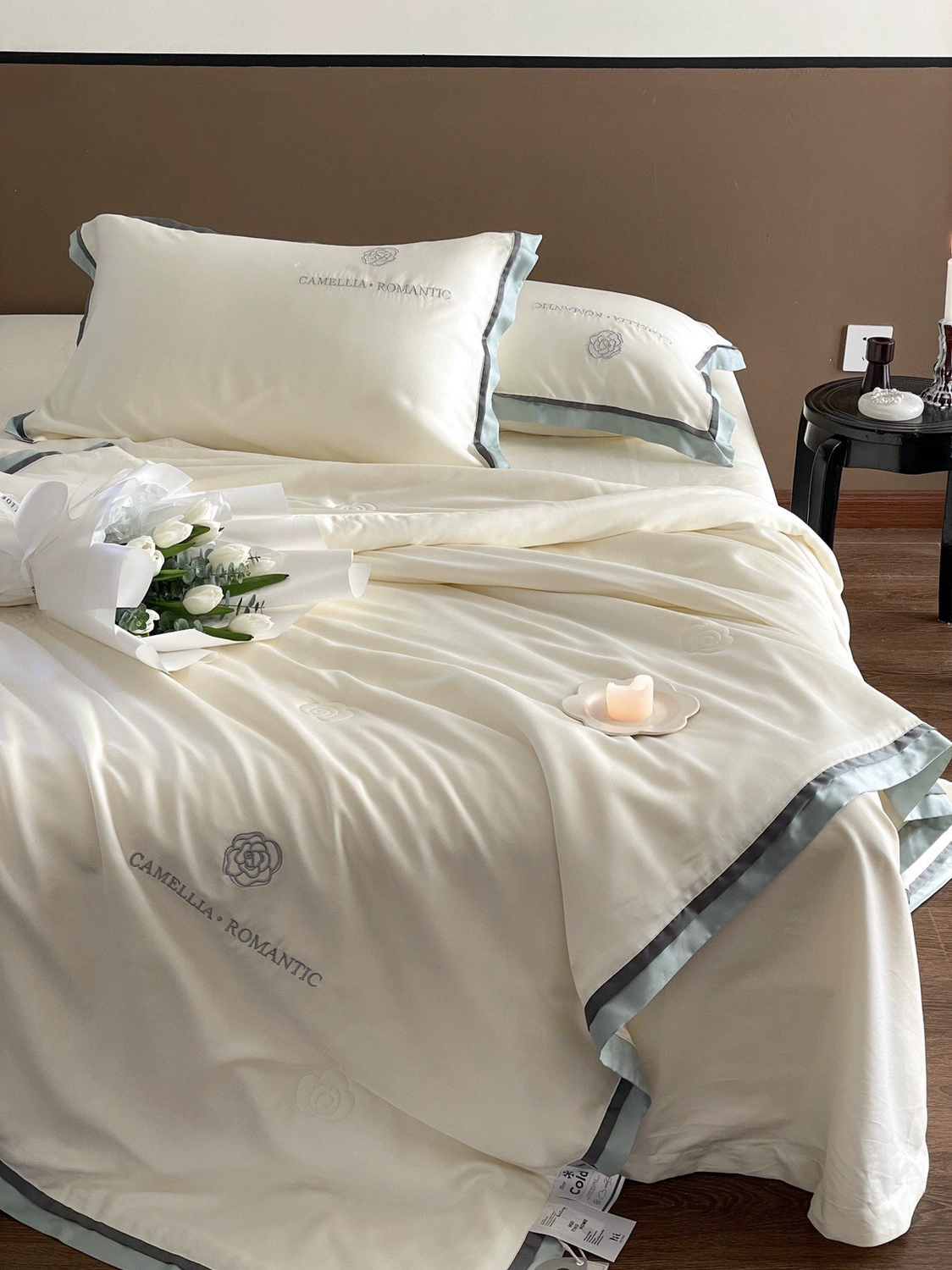 Легкая роскошь 80 Laisles Silk Лето было обнаженным и прохладным, Скользящий Маленький Летний Летний Холодный Двойной Двойной Кондиционер Bean Тонкий сердечник