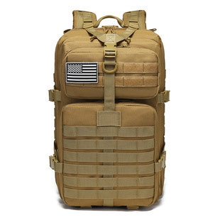 Cross-Border Tactical Outdoor Backpack Oxford Cloth Waterproof Thickened Wear-Resistant Large Capacity 3P Attack Tactical Backpack