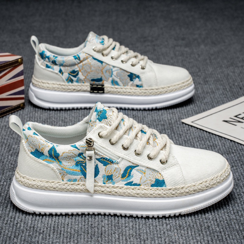 Zapatos de hombre Versión coreana de zapatos de moda de todo fósforo para hombre 2025 moda de nicho deportes zapatos casuales adolescentes estudiantes pana