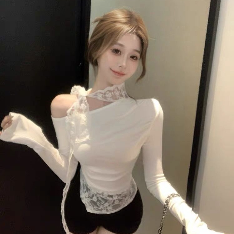 三件套女2025早秋季新款富家千金小香风蓝色外套T恤上衣黑色短裤|undefined