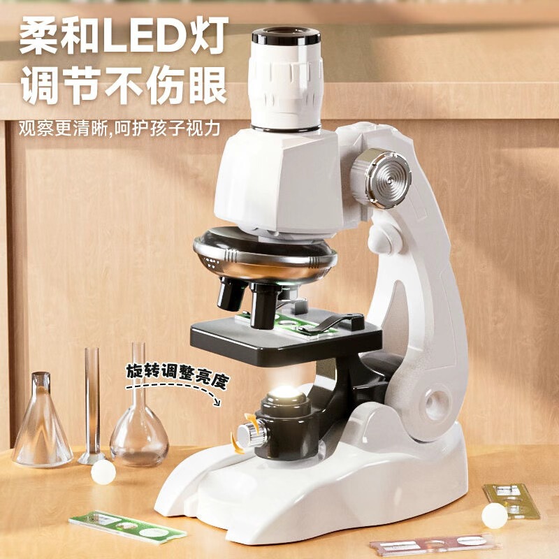 Cross-border children's microscope toys for primary and secondary school students science experiment science and education toys portable manufacturers wholesale