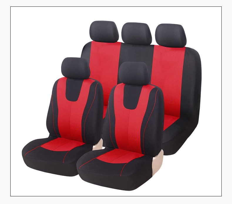 In-Stock Four-Season Universal Single-Sided Mesh Fabric Two-Seater Car Seat Cover Wholesale Car Interior Decoration Beautiful Seat Cover Cushion