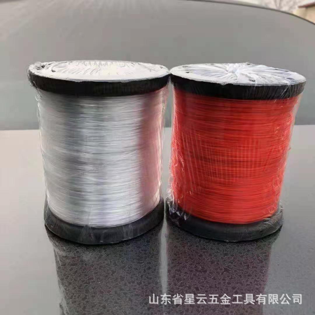 厂家直销 红色宝塔鱼线  宝塔线 建筑线 尼龙先 伟伦线 不拆件