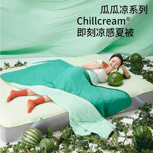 Ice Cream Summer Cool Quilt Lying Island Same Type A Nylon Cool Solid Color Ice Silk Summer Quilt Air-conditioning Quilt Summer Thin Quilt
