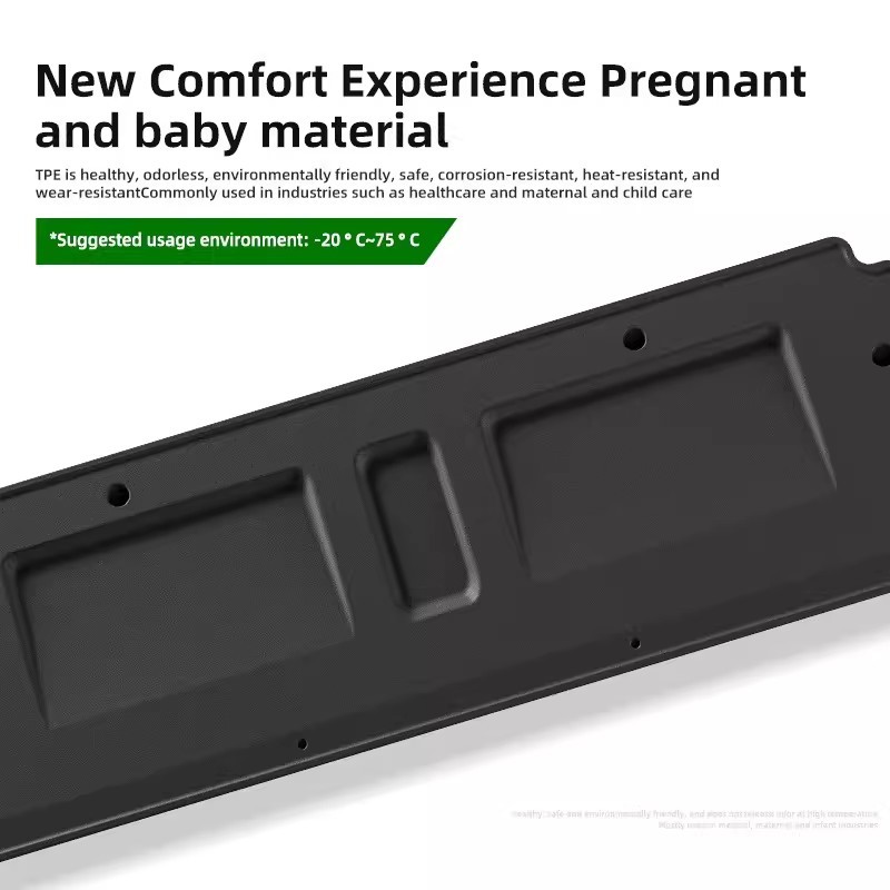 Suitable for 12-24 Year Corolla Axio Overseas Cars, Tpe Waterproof and Wear-Resistant Trunk Mat
