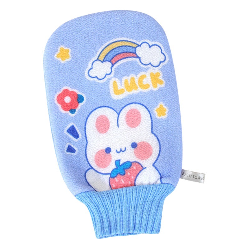 Toalla de baño de doble capa engrosada fuerte Descontaminación de barro adulto espalda frotando guantes hogar Baño baño Baño tela artefacto