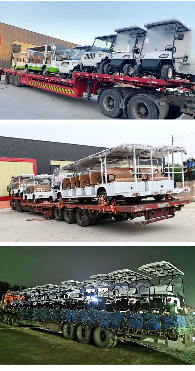 Enclosed Electric Patrol Car Campus Factory Security Hotel Shuttle