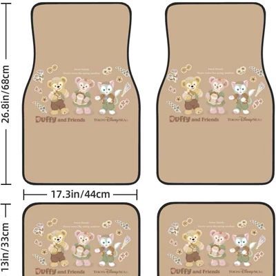 Dirty Mat Amazon TEMU, Avtomobil döşəmə paspasları - new-car-mats-35-3344cm-two-pieces